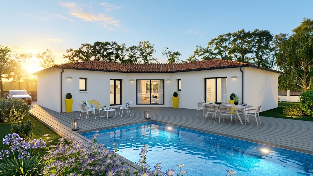 Maison et terrain constructible à Saint-Léon-sur-l'Isle