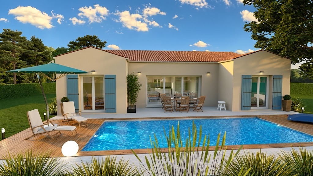 Maison et terrain constructible à Chalagnac