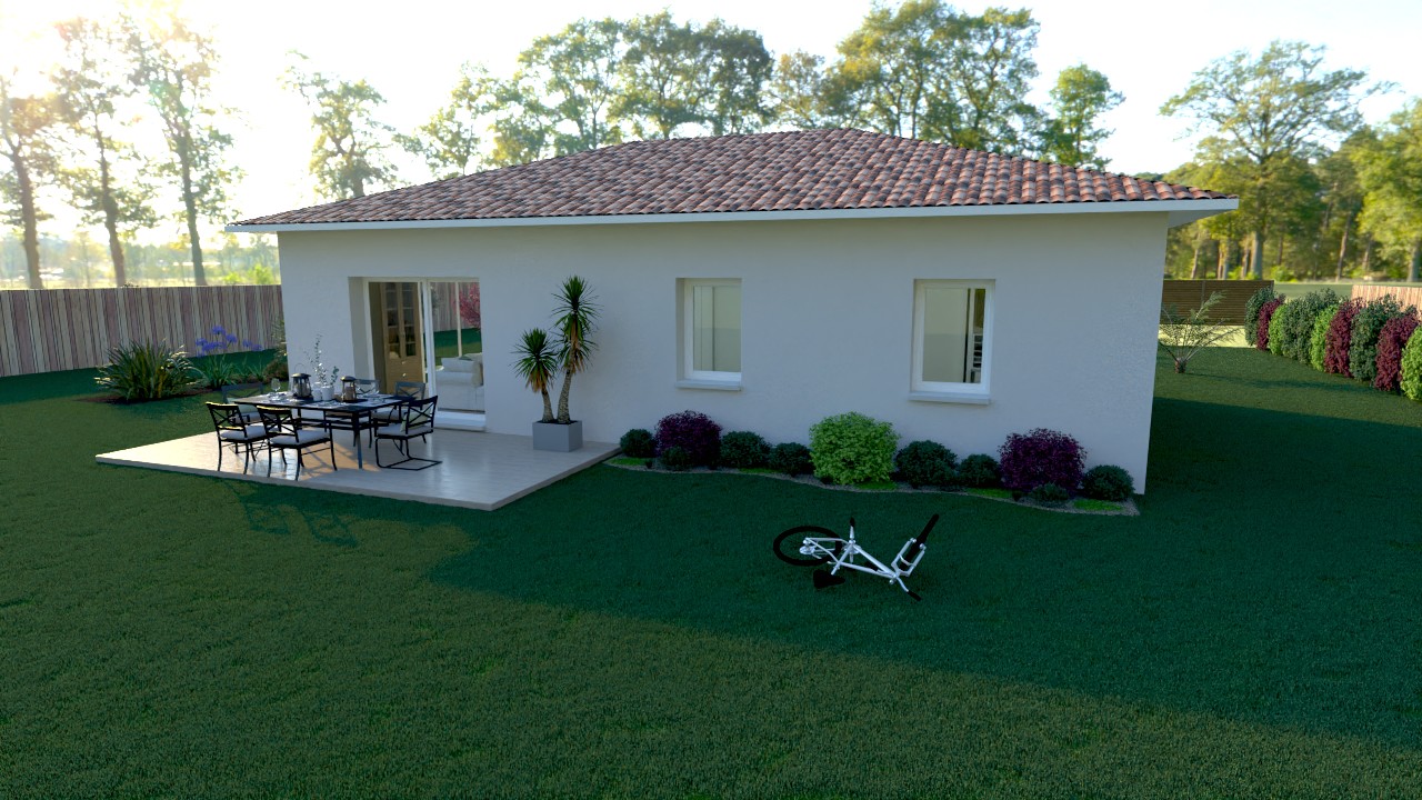 Maison et terrain constructible à Mimizan