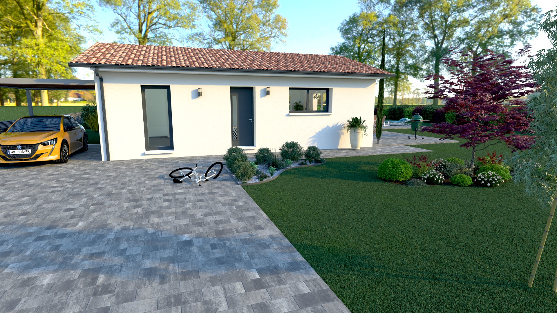 Maison et terrain constructible à Aureilhan