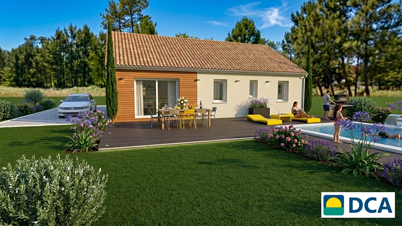 Maison et terrain constructible à Andernos-les-Bains