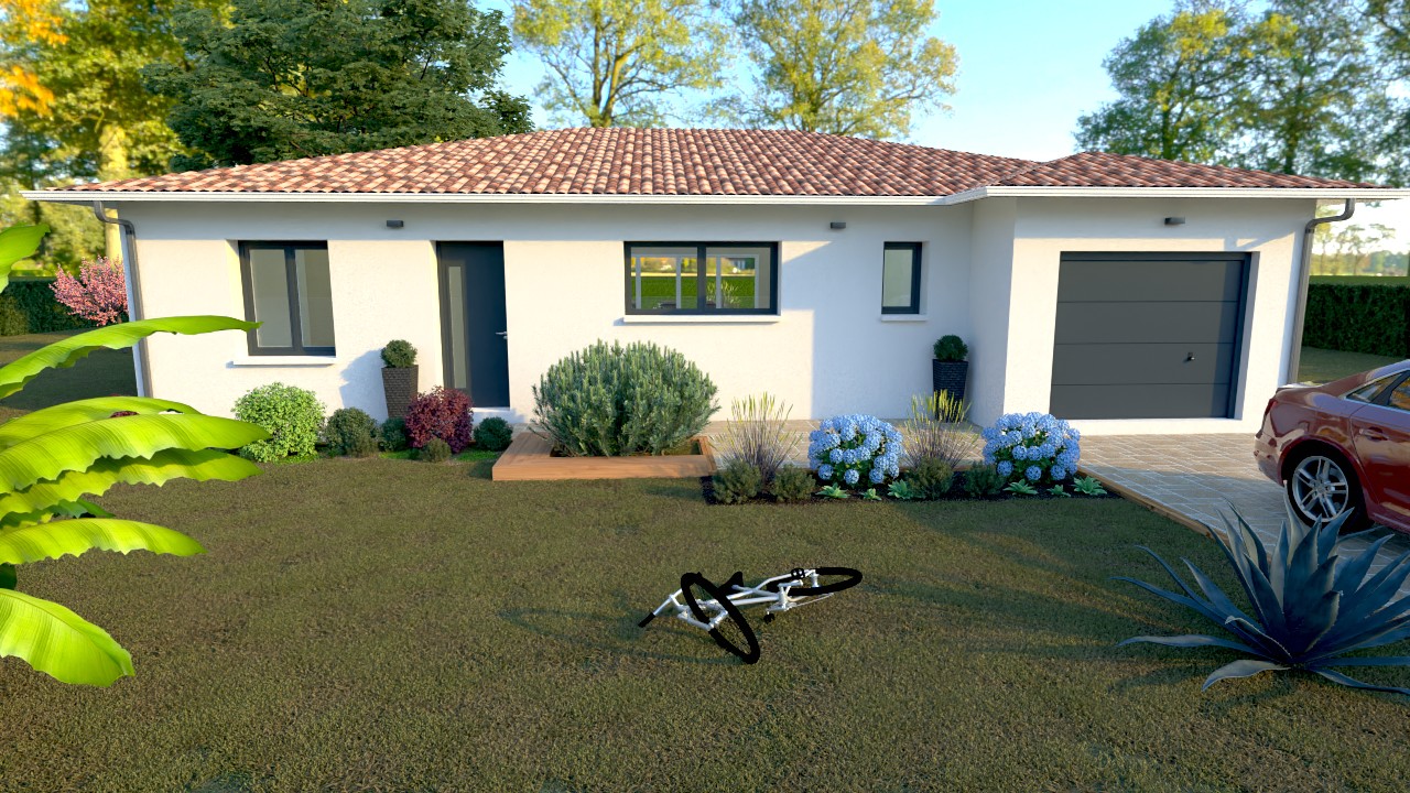 Maison et terrain constructible à Biscarrosse