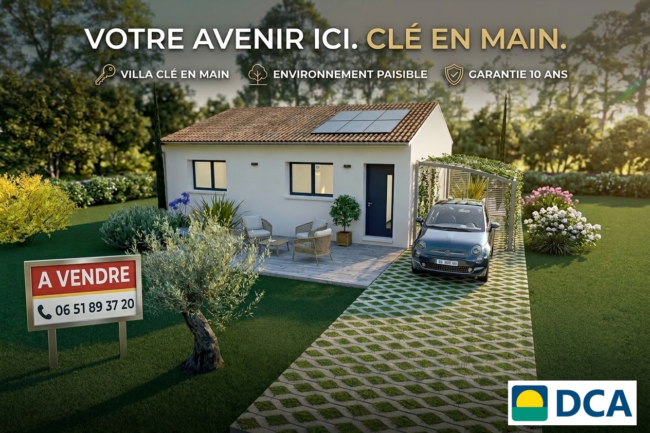Maison et terrain constructible à Duras