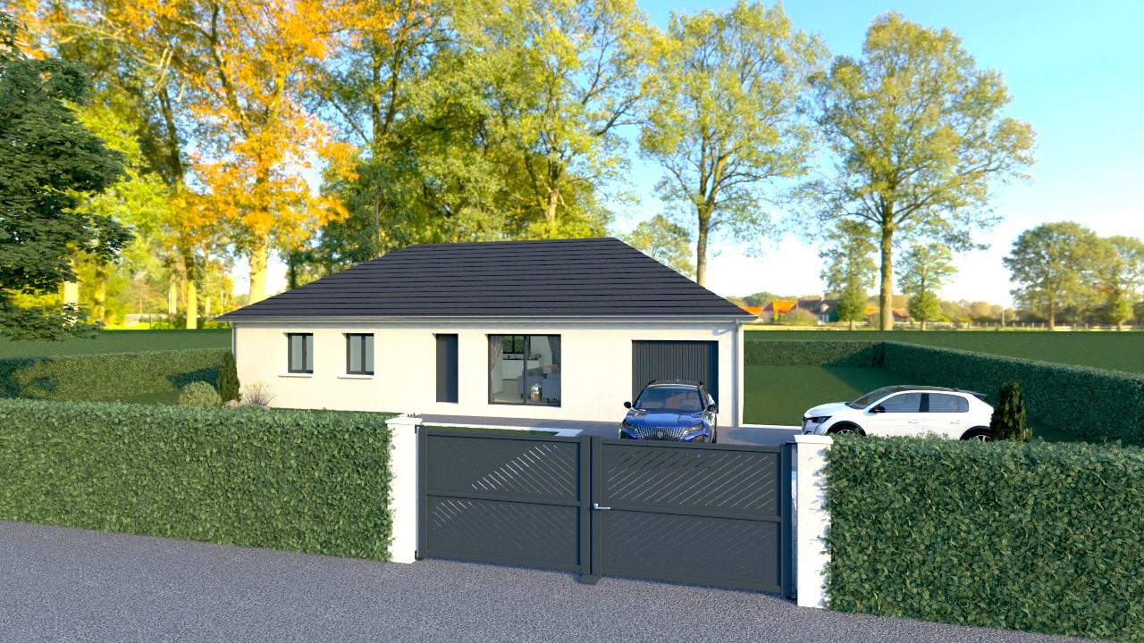 Maison et terrain constructible à Lamarque-Pontacq