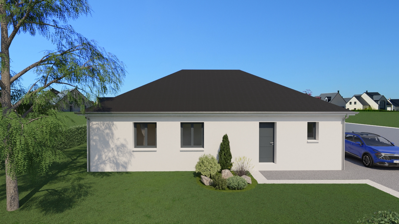 Maison et terrain constructible à Coarraze