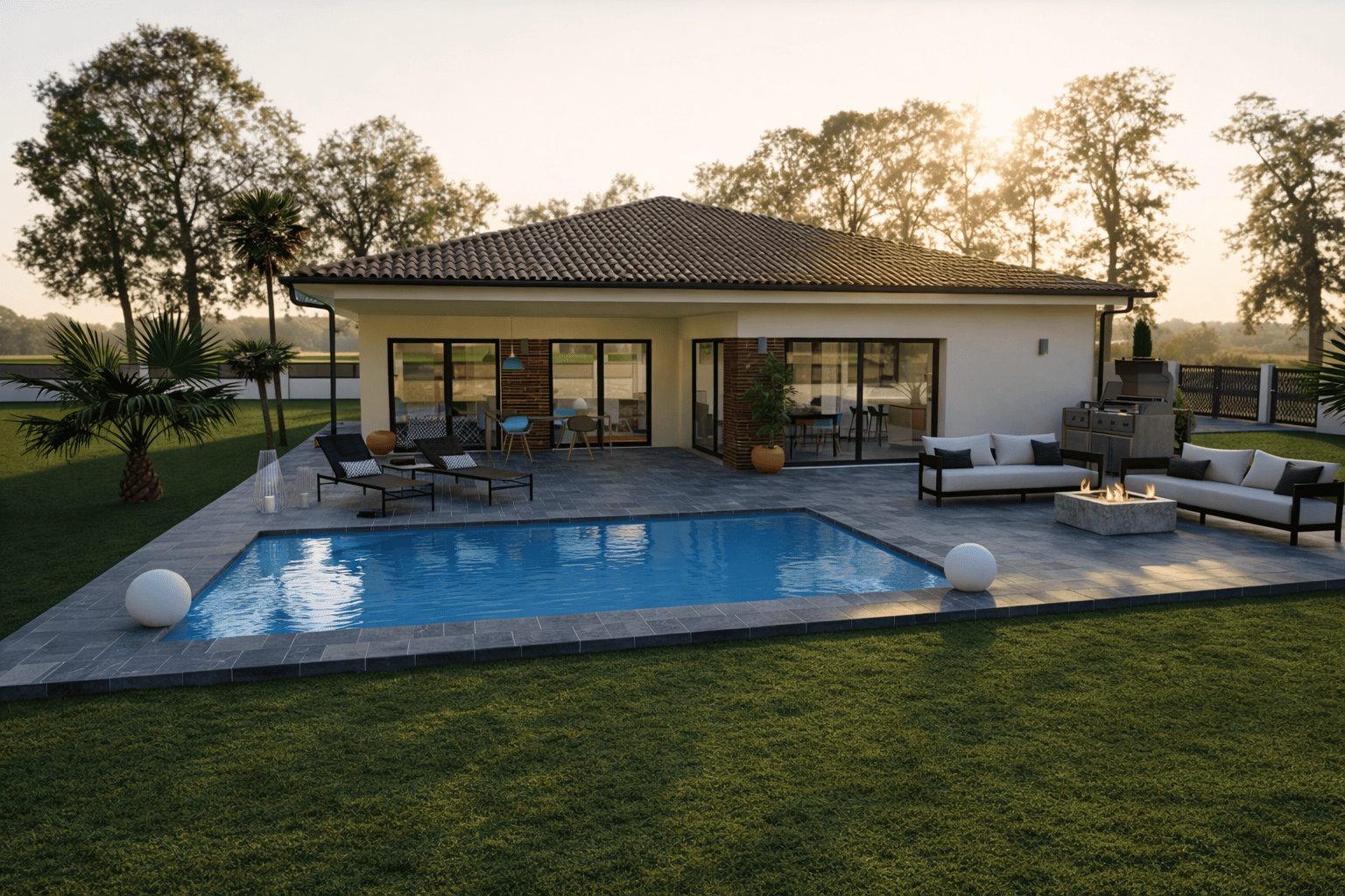 Maison et terrain constructible à Biscarrosse