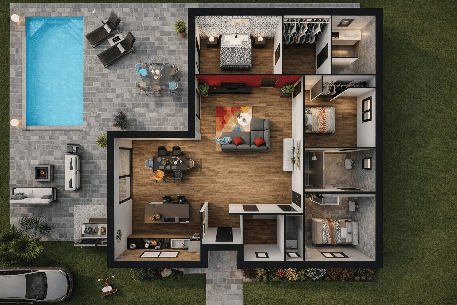 Maison et terrain constructible à Parentis-en-Born