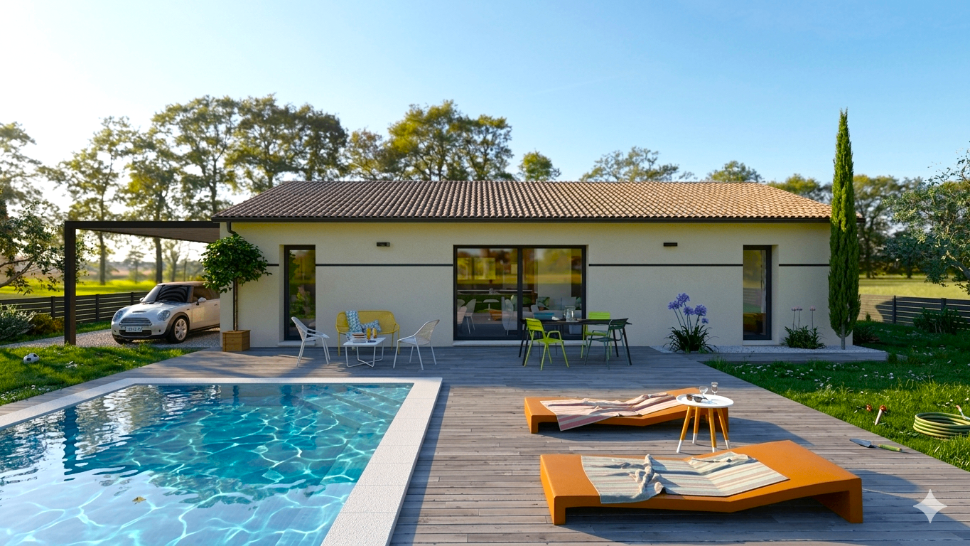 Maison et terrain constructible à Clermont