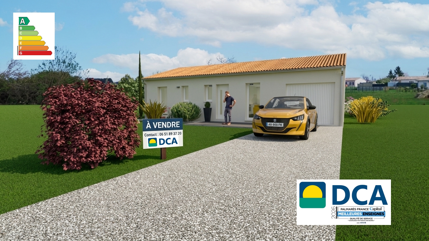 Maison et terrain constructible à Vélines