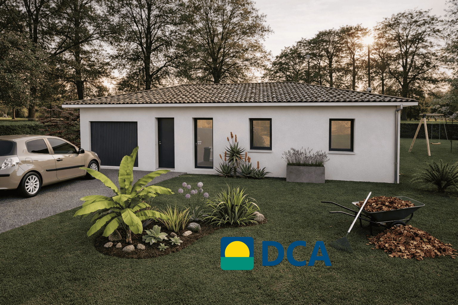 Maison et terrain constructible à Biscarrosse