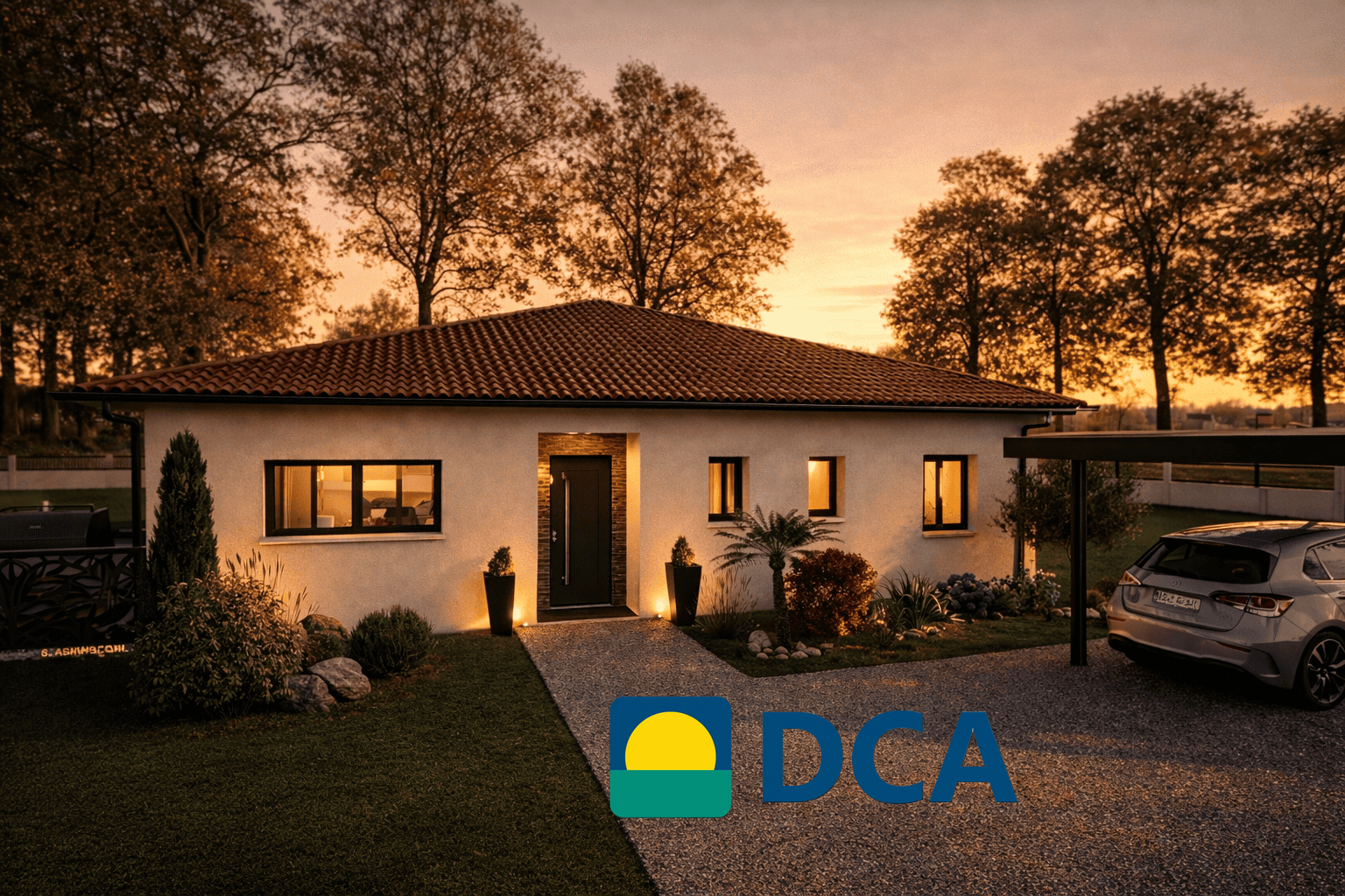 Maison et terrain constructible à Belhade