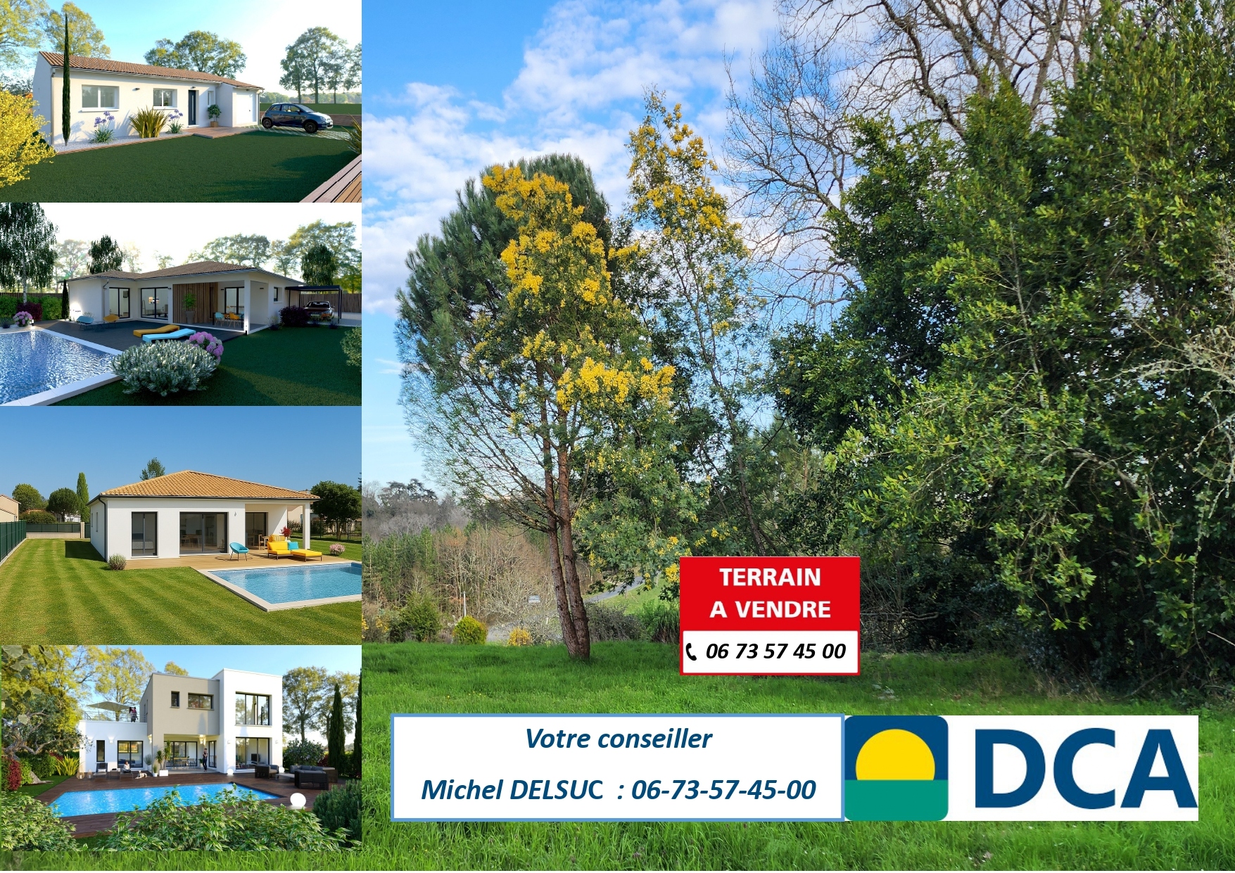 Maison et terrain constructible à Saint-Magne-de-Castillon