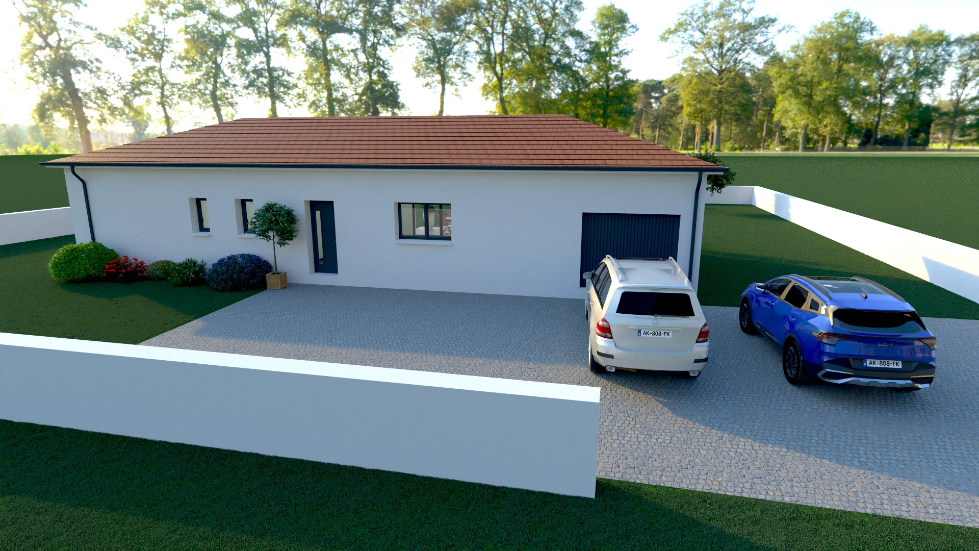 Maison et terrain constructible à Orleix