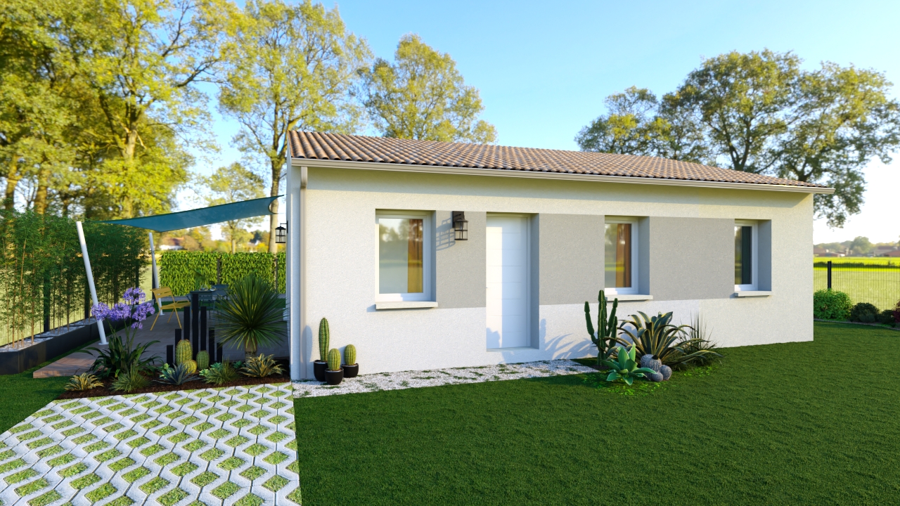 Maison et terrain constructible à Saint-Sulpice-et-Cameyrac