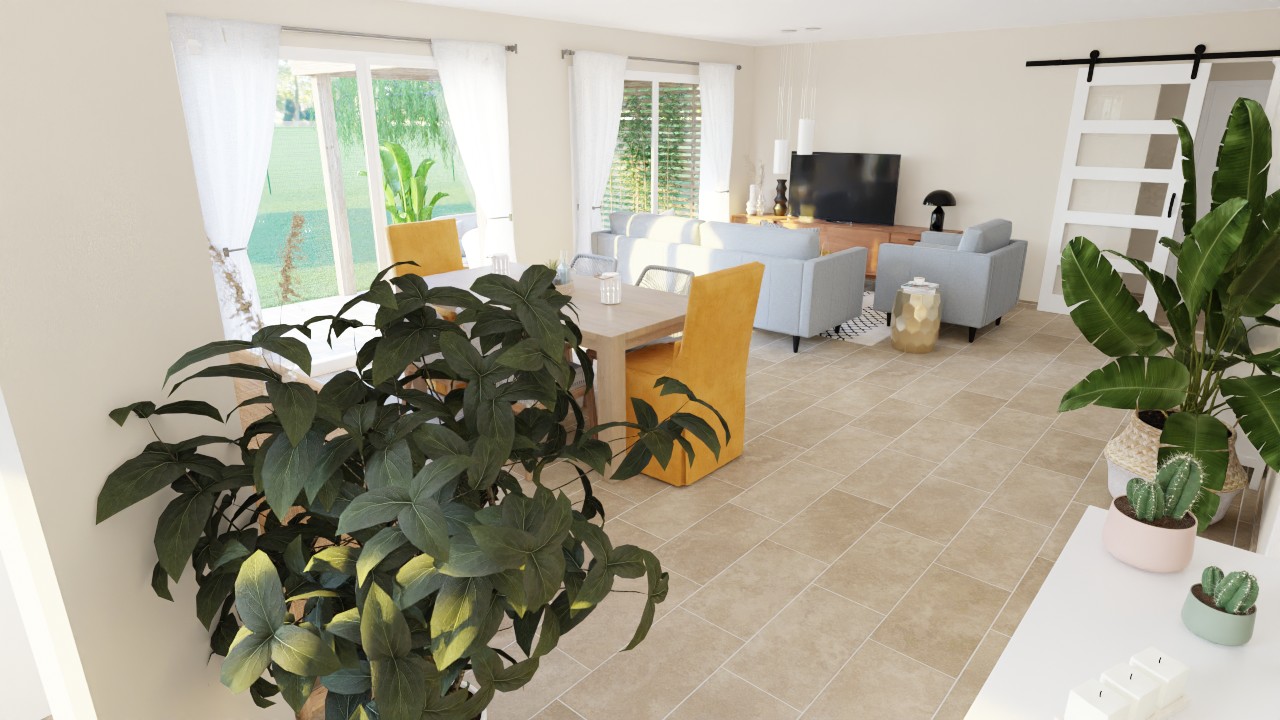 Maison et terrain constructible à Orleix