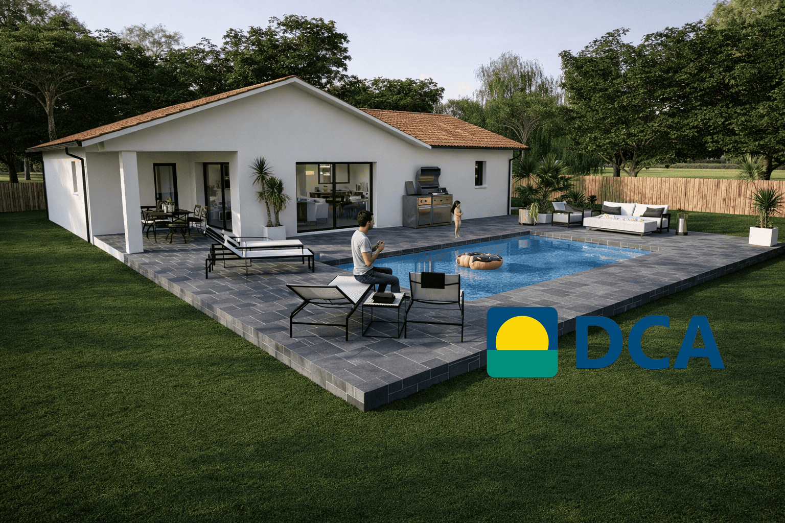 Maison et terrain constructible à Mimizan