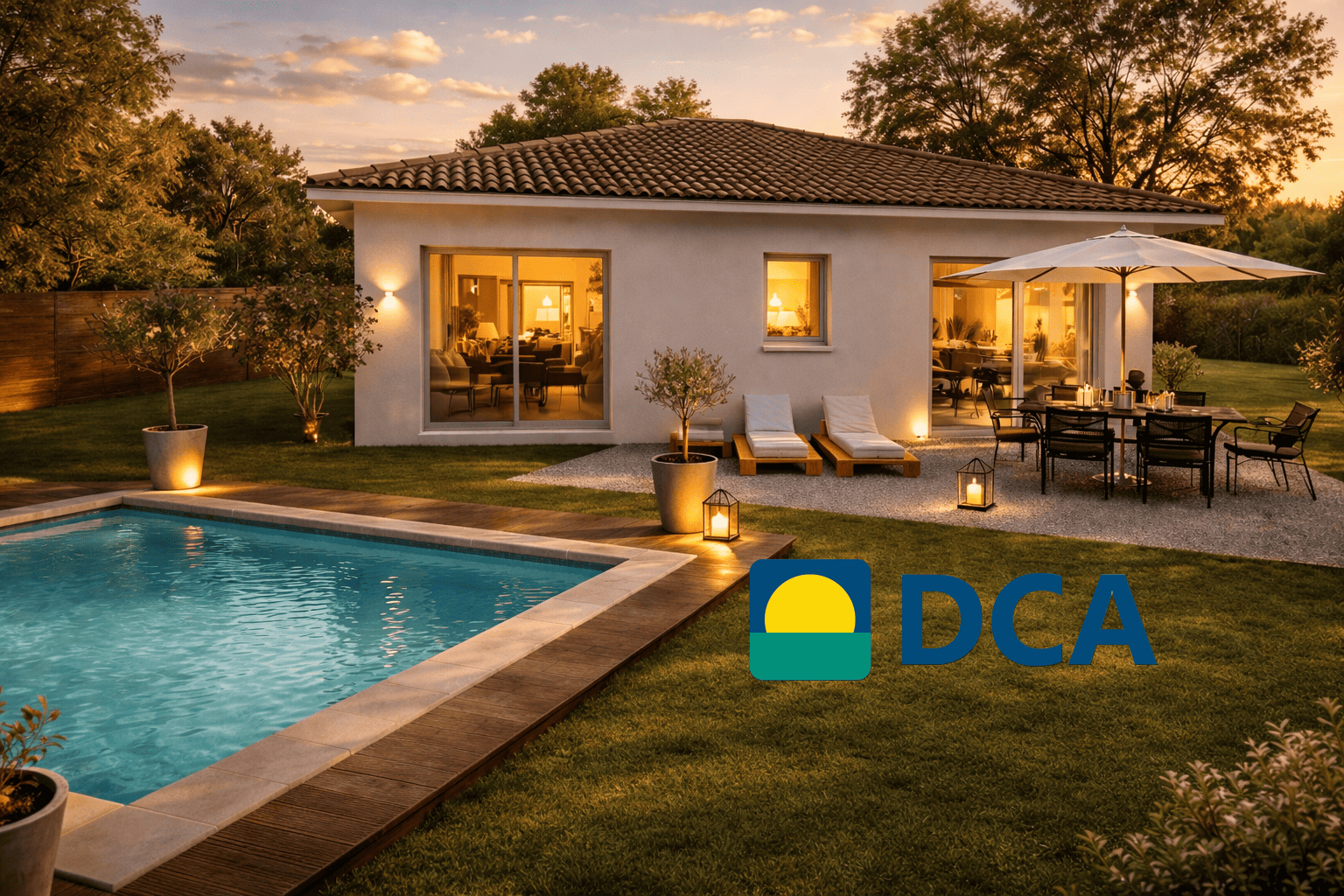 Maison et terrain constructible à Biscarrosse