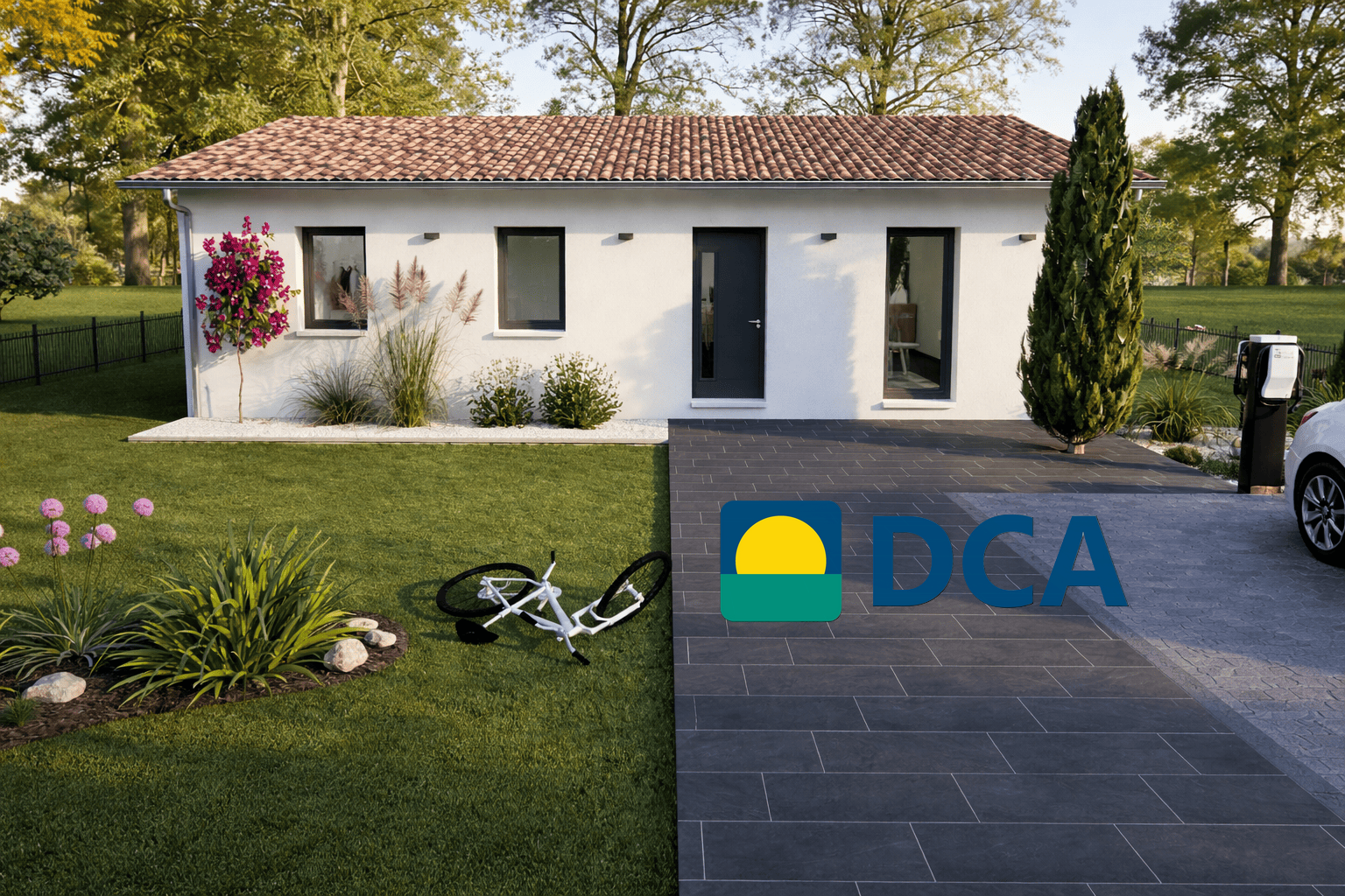 Maison et terrain constructible à Belhade