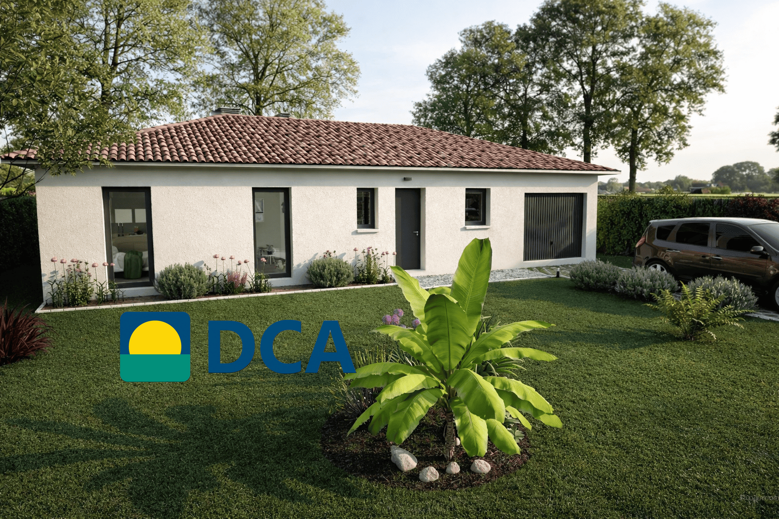 Maison et terrain constructible à Labrit