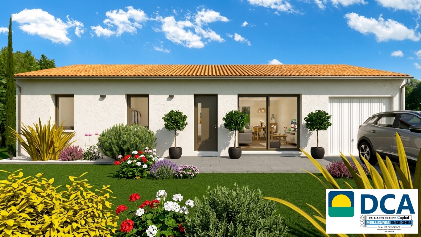 Maison et terrain constructible à Coutras