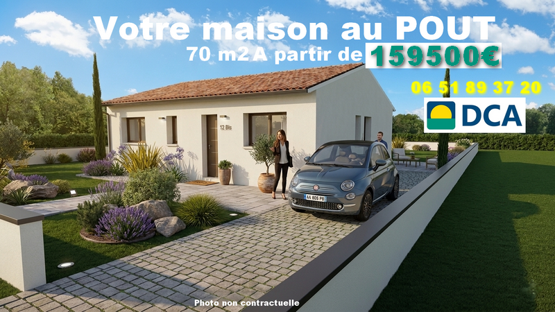 Maison et terrain constructible à Le Pout