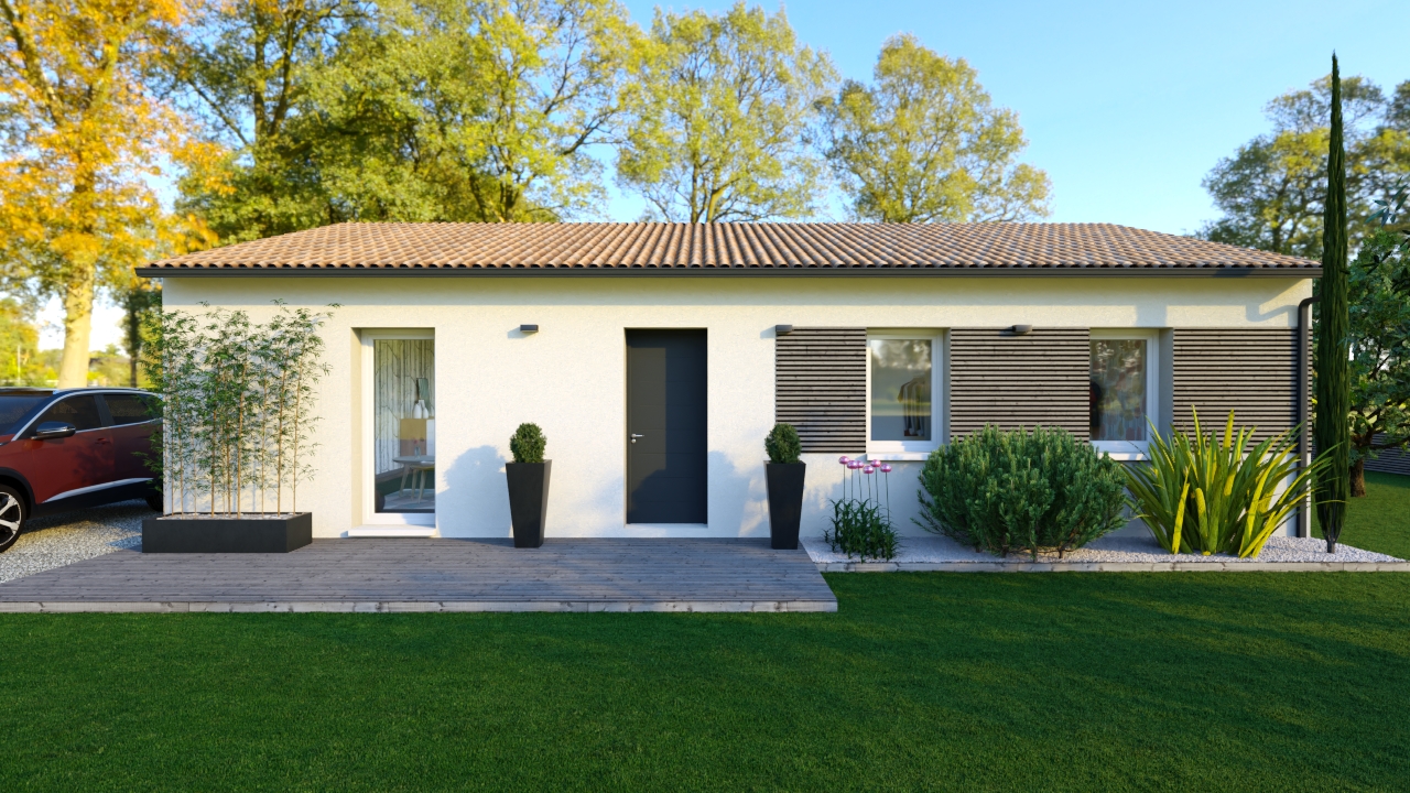 Maison et terrain constructible à Pomarez