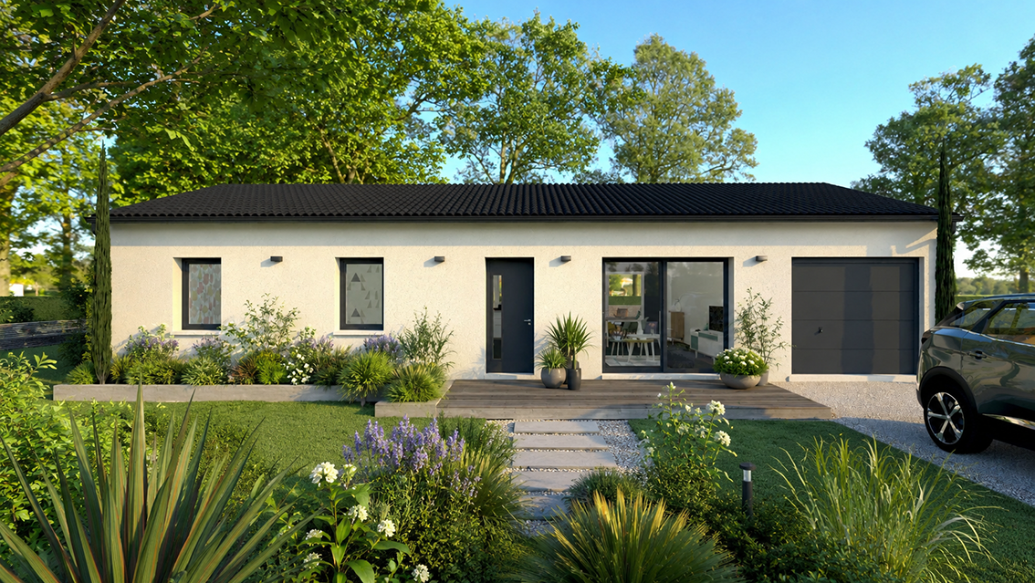 Maison et terrain constructible à Sadirac