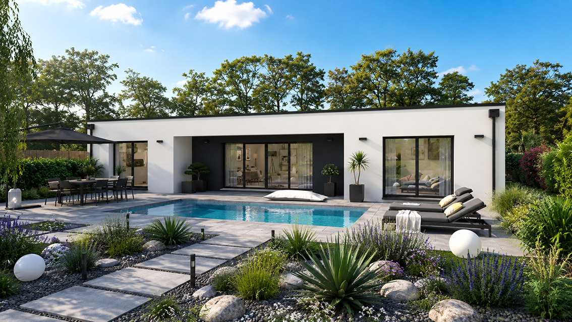 Maison et terrain constructible à Lalinde