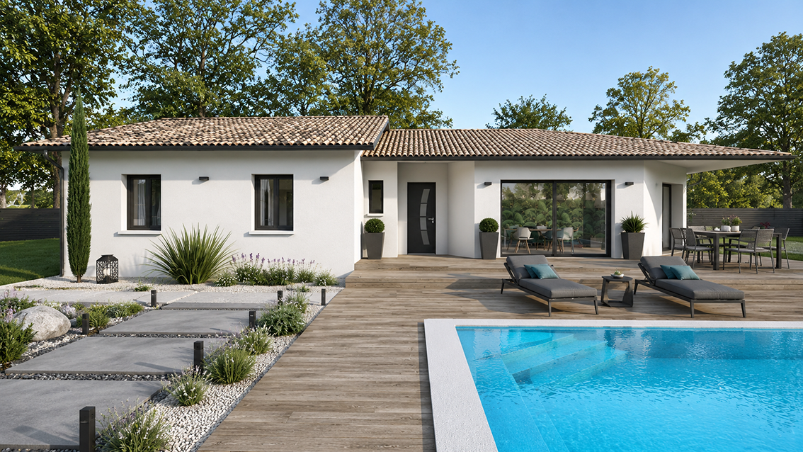 Maison et terrain constructible à Pomarez