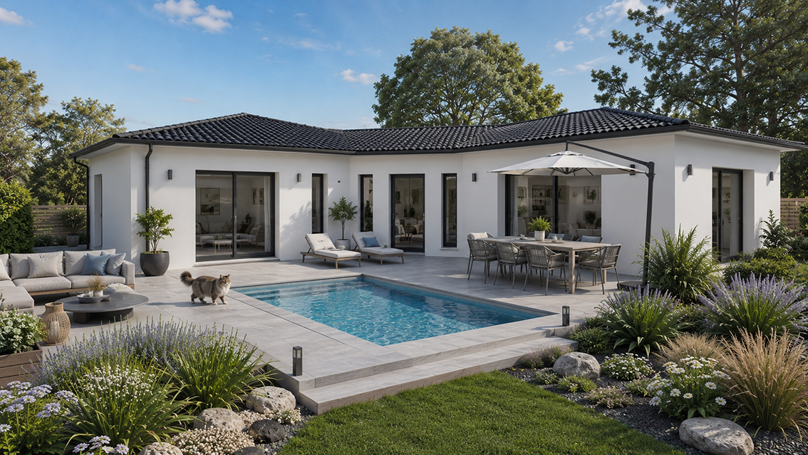 Maison et terrain constructible à Andernos-les-Bains