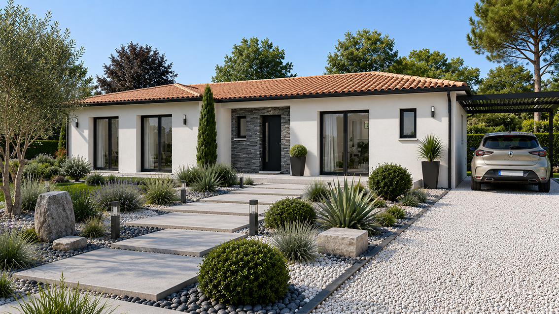 Maison et terrain constructible à Mayac