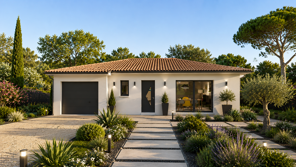 Maison et terrain constructible à Laluque