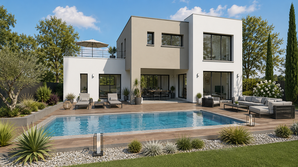 Maison et terrain constructible à Pessac