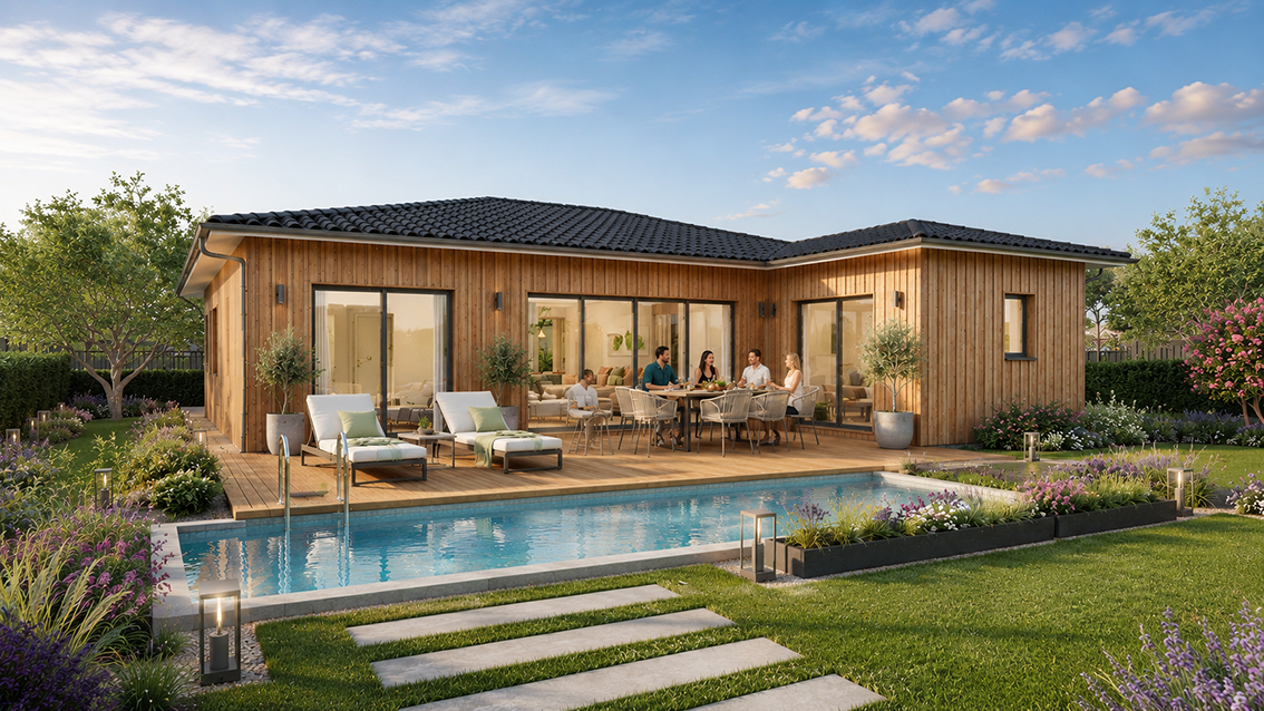 Maison et terrain constructible à Martignas-sur-Jalle