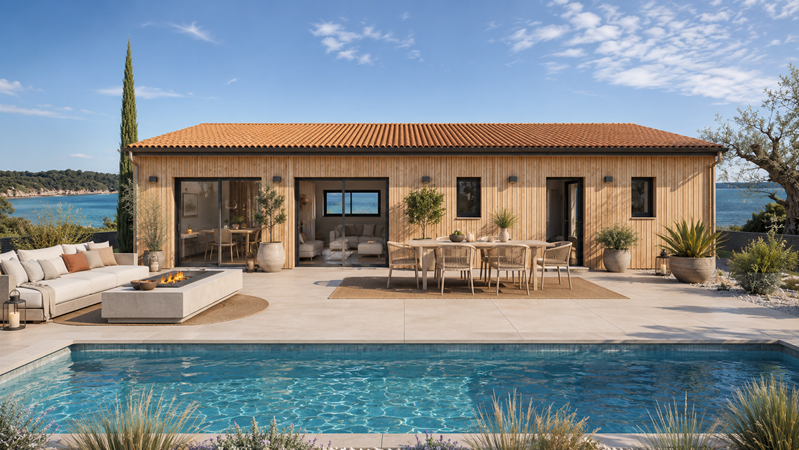 Maison et terrain constructible à Saint-Magne