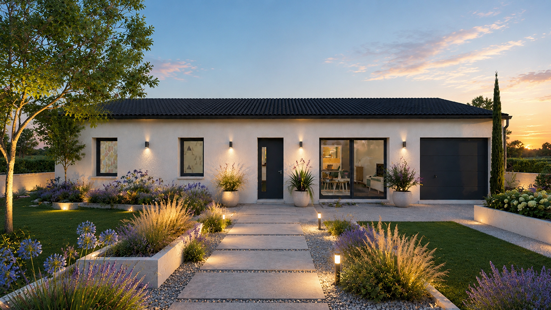 Maison et terrain constructible à Pomarez