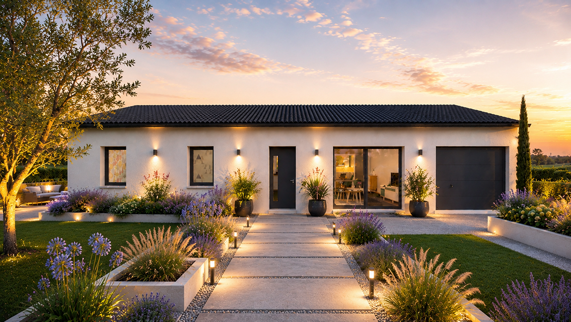 Maison et terrain constructible à Laluque