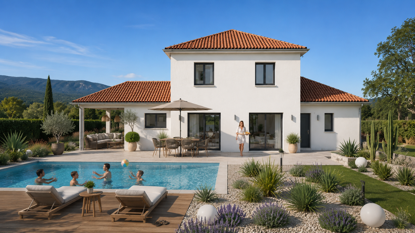 Maison et terrain constructible à Meillon