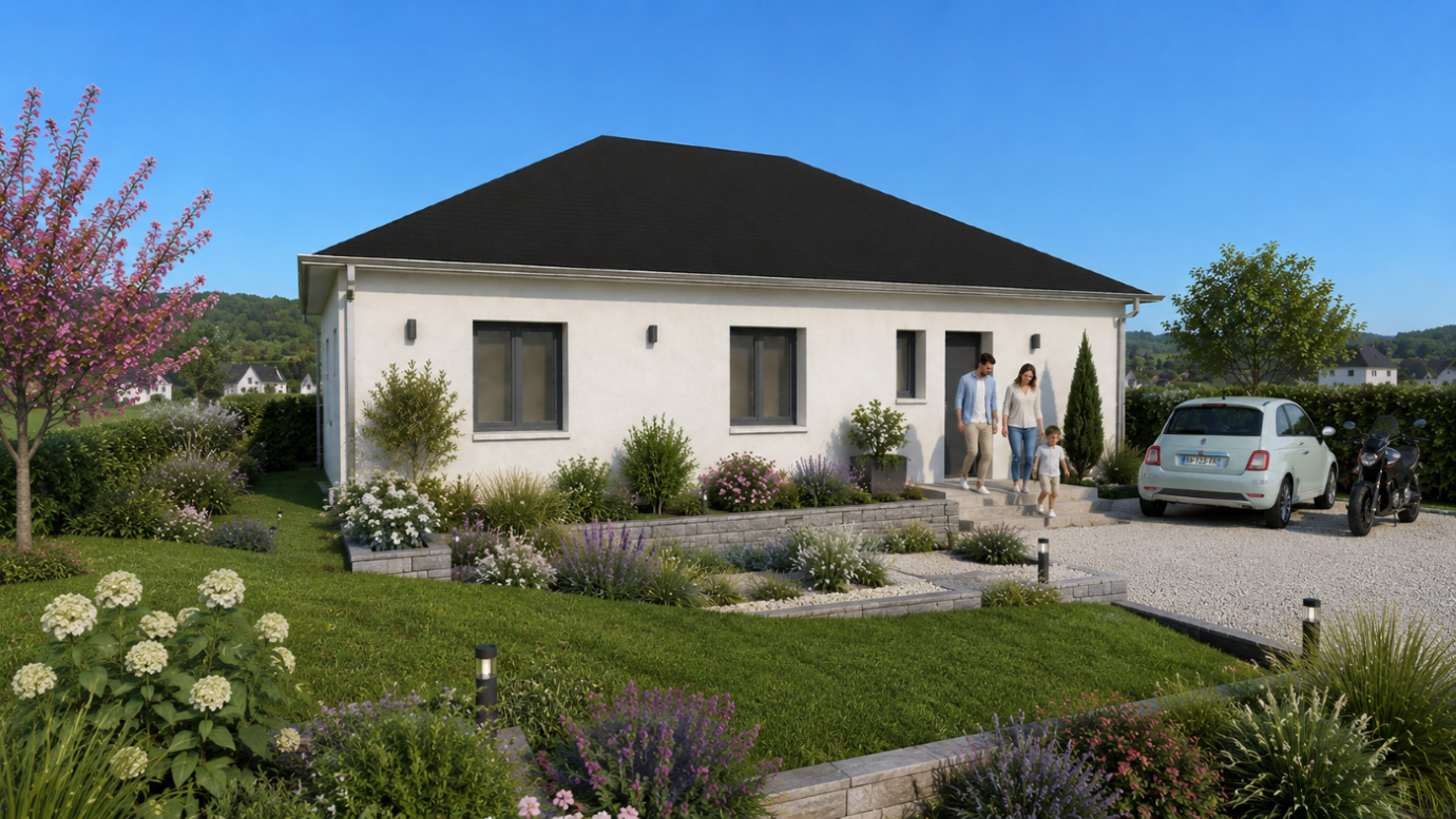 Maison et terrain constructible à Pardies
