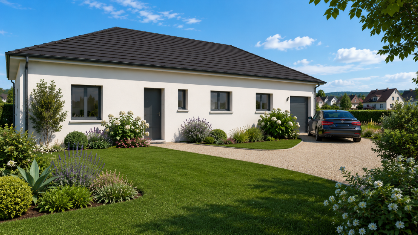 Maison et terrain constructible à Poey-de-Lescar