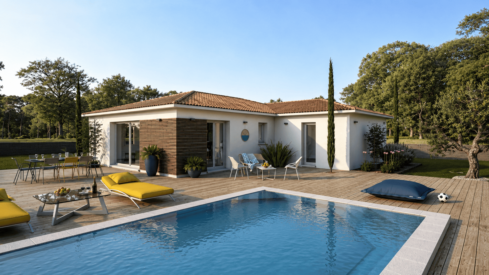 Maison et terrain constructible à Saugnac-et-Cambran