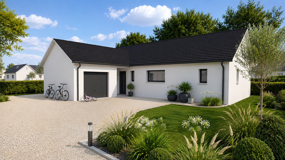 Maison et terrain constructible à Ibos