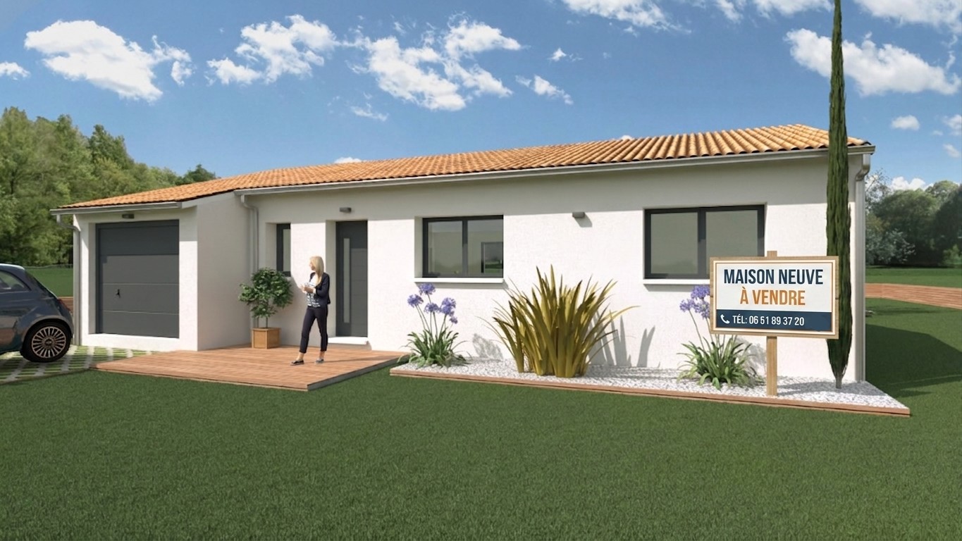 Maison et terrain constructible à Saint-Caprais-de-Bordeaux