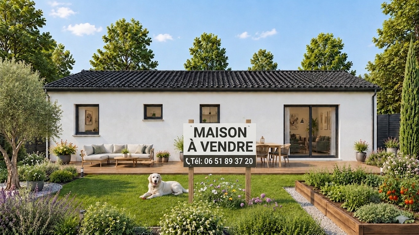 Maison et terrain constructible à Libourne