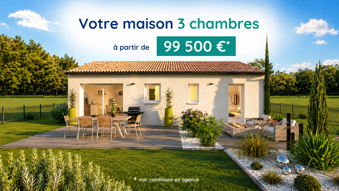 Maison et terrain constructible à Belin-Béliet