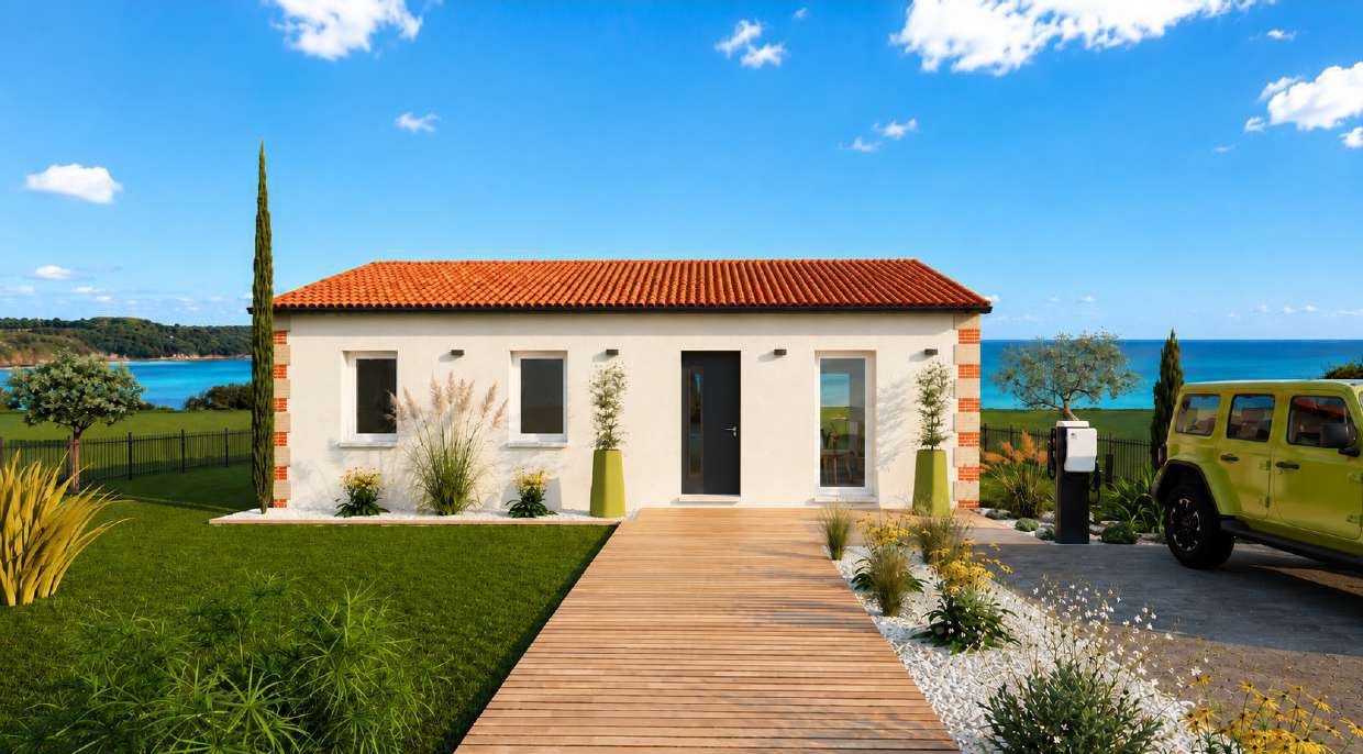 Terrain + maison à Mimizan (40200) — photo 2