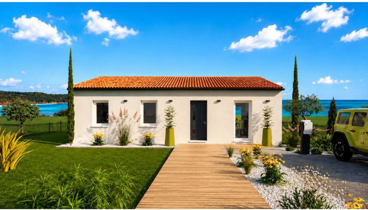 Maison et terrain constructible à Gastes
