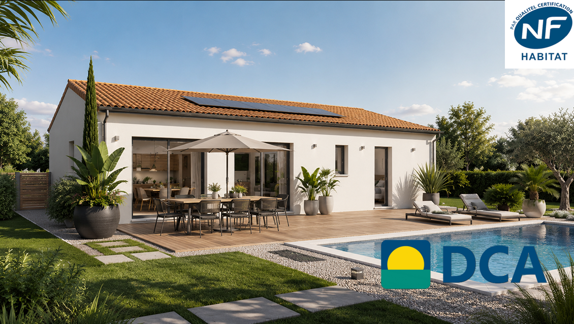 Maison et terrain constructible à Gastes