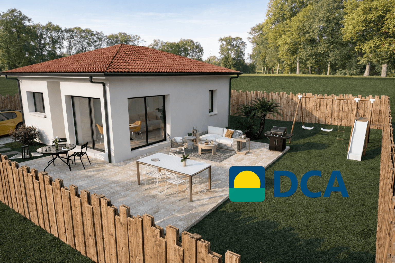 Terrain + maison à Mimizan (40200) — photo 3