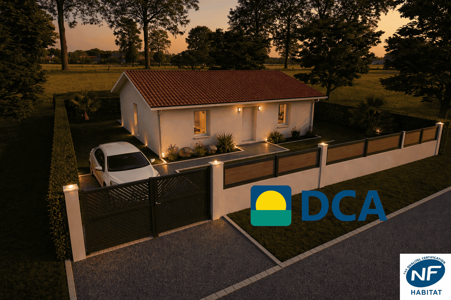 Maison et terrain constructible à Gastes